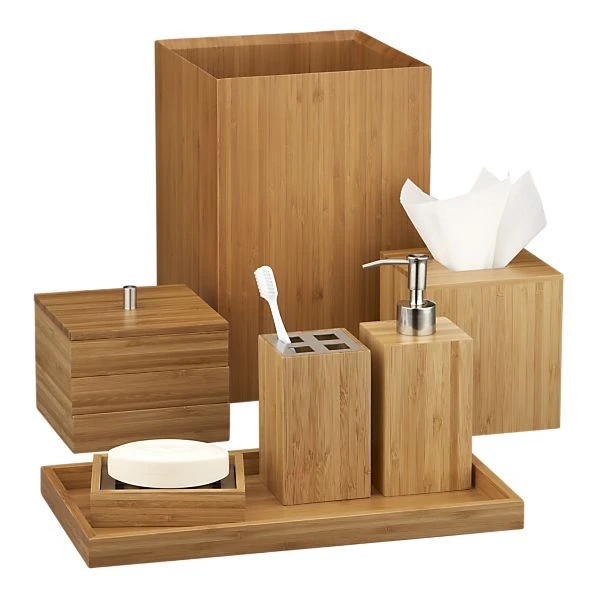 Spa pribora Set za kupanje od bambusa